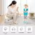Taburete de rueda Universal para el hogar, polea pequeña, taburete bajo, silla para cambiar zapatos, taburetes redondos giratorios de 360 grados para niños - Excorp International SA de CV