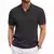 Nueva tendencia de verano para hombres Camisa de manga corta informal a rayas de gama alta Cuello alto clásico de alta calidad Moda cómoda sShort- - Excorp International SA de CV