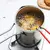 Freidora de acero inoxidable 304 con cesta para freír, olla auxiliar para comida, olla para leche japonesa, aparato de cocina