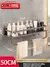 Imagen de Estante de baño, estante de baño, espacio para inodoro, estante colgante de aluminio, organizador de baño para colgar en la pared