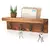 LLavero de madera de granja montado en la pared, soporte de correo con 4 ganchos para llaves, estante decorativo de entrada para llaves, correa de perro - comprar en línea