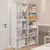 Armario a prueba de polvo de 6/5 capas, estantería de partición de alta capacidad para dormitorio, gabinete de almacenamiento de Montaje Simple abierto, muebles de dormitorio en internet