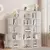 Imagen de Armario a prueba de polvo de 6/5 capas, estantería de partición de alta capacidad para dormitorio, gabinete de almacenamiento de Montaje Simple abierto, muebles de dormitorio
