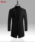 Gabardina ajustada de lana para hombre