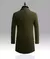 Gabardina ajustada de lana para hombre