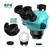 Microscopio estéreo Trinocular de Zoom continuo RF4 7-50X, ocular WF10X/22mm
