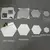 Espejo hexagonal 3D de 6/12 piezas, pegatina de pared de oro rosa, bricolaje
