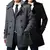 Abrigo de lana de estilo coreano para hombre, chaqueta informal fina con doble botonadura, ajustada, a la moda, otoño 2022 - tienda en línea