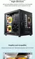 Gabinete Gamer M-ATX con vista panorámica de vidrio templado - tienda en línea