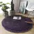 Alfombra redonda de felpa para decoración de sala de estar, alfombra blanca esponjosa, manta antideslizante, diseño de cabecera, Alfombra de juego para habitación de niños - comprar en línea