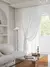Asazal-cortinas opacas de gasa para ventana, tul blanco de alta calidad, hilo grueso, de lujo, para dormitorio, Villa, decoración de sala de estar