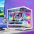 Gabinete Gamer M-ATX con vista panorámica de vidrio templado - comprar en línea