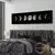 Arte de pared fase lunar, carteles blancos y negros, impresiones artísticas de lienzo estético, pintura abstracta, imagen de pared para sala de estar, decoración del hogar