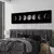 Arte de pared fase lunar, carteles blancos y negros, impresiones artísticas de lienzo estético, pintura abstracta, imagen de pared para sala de estar, decoración del hogar