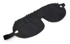 FETICHE BDSM - ANTIFAZ CUERO NEGRO + PELUCHE - comprar online