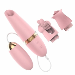 ESTIMULACIÓN CLITORIANA PERSONALITY KIT - 3 en 1 SUCCIÓN + VIBRACIÓN + LENGUA - comprar online