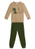 CONJUNTO CAMISA M/LONGA E CALÇA DINO (55931) - Nuvem de Algodão