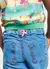 CALÇA JEANS MENINA WIDE LEG FAUNA ENCANTADA (59845) - Nuvem de Algodão