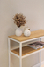 RECIBIDOR GEEL 80 / AMADERADO Y BLANCO - comprar online