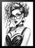 Poster Pinup - Preto e branco na internet