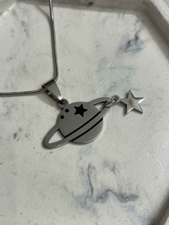 CADENITA + DIJE SATURNO