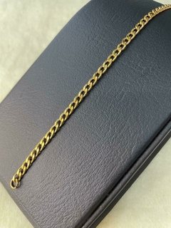 PULSERA ACERO QUIRURGICO DORADO BASICA