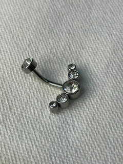 PIERCING OMBLIGO CINCO STRASS - comprar online