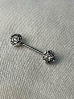 PIERCING NIPPLE STRASS CIRCULO