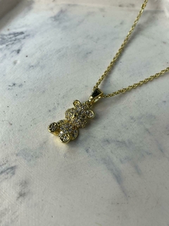 CADENITA + DIJE OSITO CON STRASS
