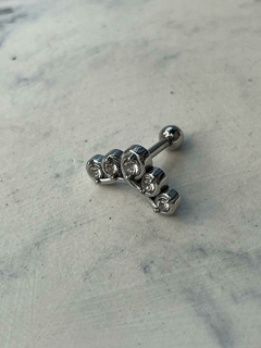 PIERCING HELIX CORONA STRASS - comprar online