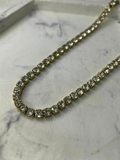CADENITA STRASS DORADO
