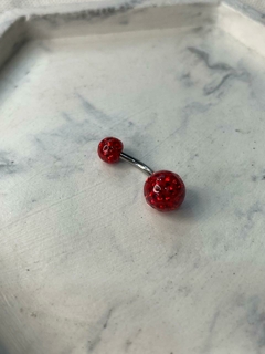 PIERCING OMBLIGO BOLA DE FUEGO - tienda online