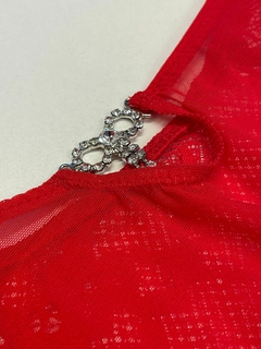LESS ENCAJE CON DIJE STRASS - IMMA