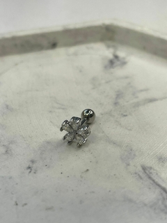 PIERCING HELIX FLOR STRASS - comprar online