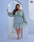 Vestido Curto Plus Size em Tule Estampado - comprar online