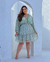 Vestido Curto Plus Size em Tule Estampado - loja online
