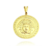 Pingente Medusa - Banhado a ouro 18k