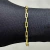 Pulseira Cadeado 3mm - Banhado a ouro 18k - comprar online