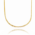 Corrente Grumet Dupla 2,4mm 60cm - Banhado a ouro 18k