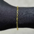 Pulseira Elo Quadrado 2,8mm - Banhado a ouro 18k