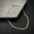 Pulseira Grumet Dupla 2,5mm - Banhado a ouro 18k na internet