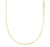 Corrente Cubinho 1,5mm 50cm - Banhado a ouro 18k