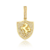Pingente Ferrari Cravejado - Banhado a ouro 18k
