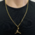 Pingente Jordan Cravejado - Banhado a ouro 18k - FTW Joias