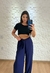Calça Crepe Flow Pantalona - Azul Marinho na internet