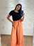 Calça Crepe Flow Pantalona - Salmão - comprar online
