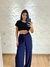 Calça Crepe Flow Pantalona - Azul Marinho - comprar online