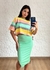 Saia Valentina Canelada - Verde - comprar online