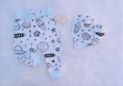 Calça Saruel e Babador Bandana