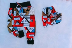 Calça Saruel e Babador Bandana
